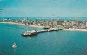 New Jersey Atlantic City Aerial View Showing Steel Pier 1981