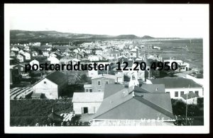 h5118 - STE. ANNE DES MONTS Quebec 1950s Birds Eye View. Real Photo Postcard