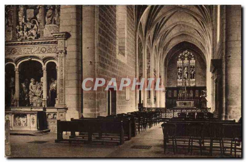 Old Postcard The Chapel Of The Virgin And The Choir Of St Pierre De Solesmes ...