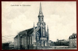 dc1145 - CHICOUTIMI Quebec Postcard 1907 Cathedral by Cote