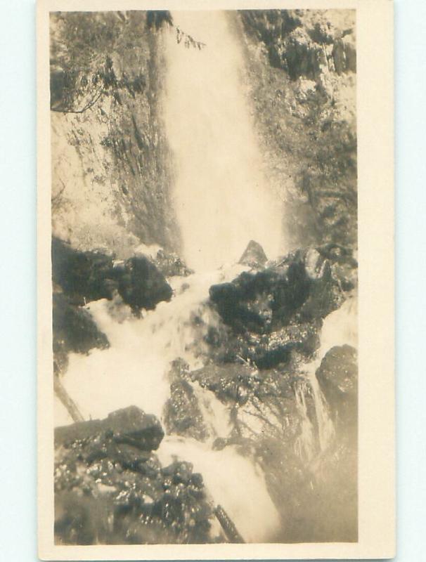 Pre-1918 rppc NICE VIEW Falls Creek In Keefers - Near Hope BC W1097