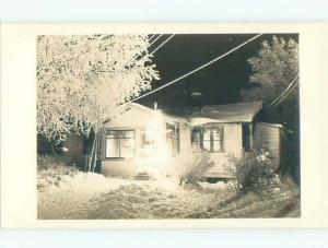 Old rppc BUILDING SCENE Architecture Postcard AB1172