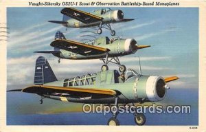 Vought Sikorsky OS2U Scout & Observation Battleship Based Monoplanes 1941 