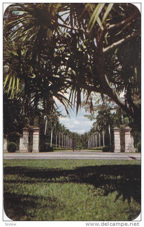 Famous Entrance to Hialeah Race Course's New Club House,Miami, Florida,40-60s