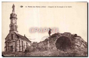 Postcard Old Allier Neris les Bains Chapel of St Joseph and the Cave