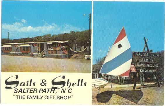 Sails & Shells, Family Gift Shop, Salter Path, North Carolina, NC, Chrome