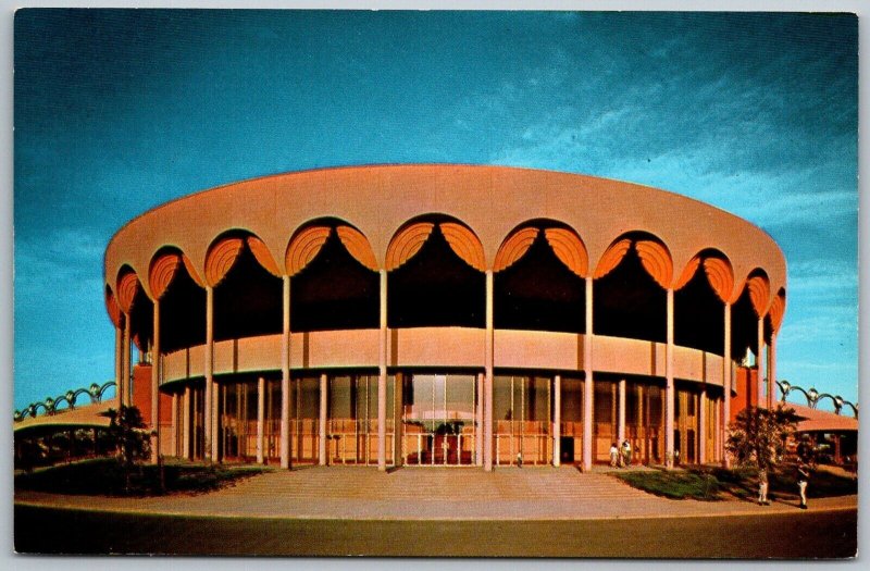 Tempe Arizona 1960s Postcard Arizona State University Gammage Auditorium