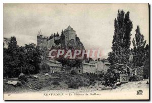 Postcard Old Saint Flour Le Chateau du Sailhans