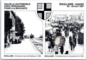 Postcard - Salon de l'Automobile, Expo Ferroviaire, Foire à la Brocante - France