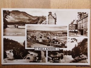 c1952 RPPC - Miulti View - Callander