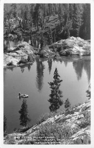 RPPC Cudahy Lakes Marble Mt. Primitive Area, CA Yreka 1952 Vintage Postcard