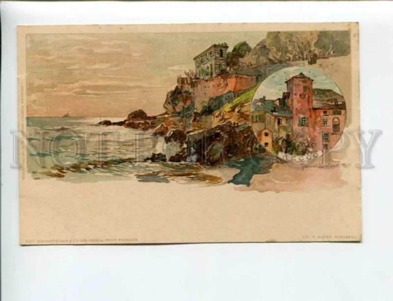 3171856 ITALY RECCO by Manuel Wielandt Vintage litho postcard