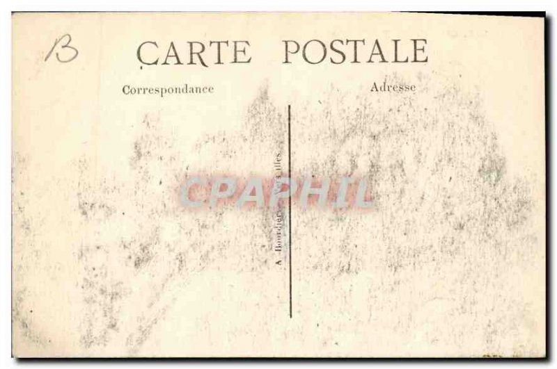 Old Postcard Chantilly general view of Chateau