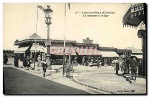 Old Postcard Luc Sur Mer Descent to the sea House Bazaar Felix