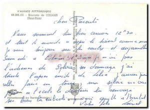 Modern Postcard Alsace Pittorsesque Remember Colmar (Haut Rhin)