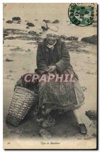 Postcard Old Fishing type Mouliere