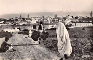 Meknes Morocco Scenic View Real Photo Antique Postcard J61454