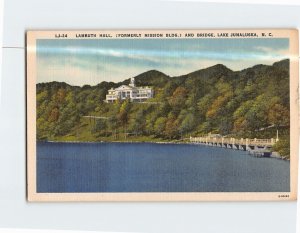 Postcard Lambuth Hall & Bridge Lake Junaluska North Carolina USA