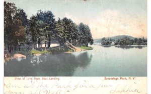 Lake from Boat Landing Sacandaga Park, New York  