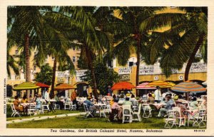 Bahamas Nassau The British Colonial Hotel Tea Gardens Curteich