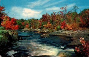 New Hampshire Autumn Scene 1966