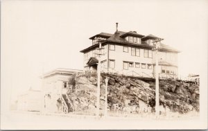 Prince Rupert Club Prince Rupert BC British Columbia RPPC Postcard H59