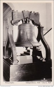 Pennsylvania Philadelphia Independence Hall Liberty Bell Real Photo