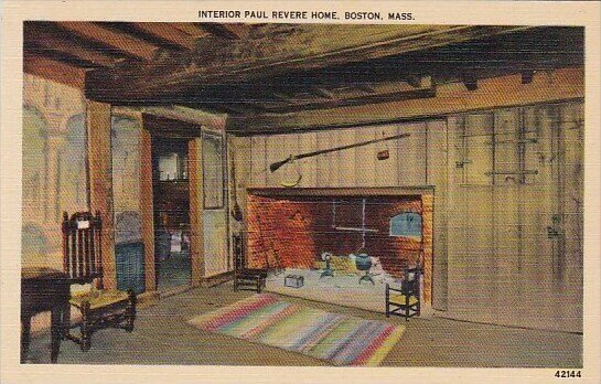 Interior Paul Revere Home Boston Massachusetts