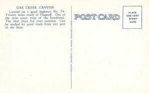 Vintage Postcard 1920's Swimming Pool Oak Creek Canyon near Flagstaff Arizona