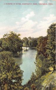 Columbus Ohio~Olentangy Park & River Bird's Eye View~c1910 Postcard