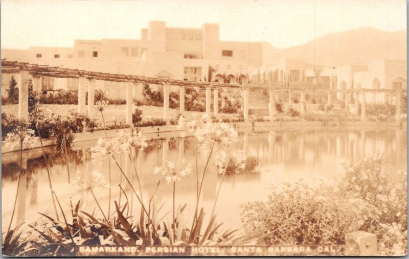 California Santa Barbara The Samarkand Persian Hotel Real Photo