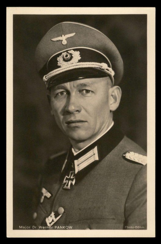 3rd Reich Germany Werner Pankow Ritterkreuztraeger RKT Hoffmann 1561 RPPC 100337