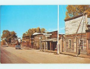 Unused Pre-1980 OLD CARS & SHOPS & RESTAURANT Nevada City Montana MT v5363