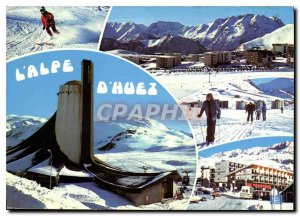 Postcard Modern Alpe d'Isere Heuz