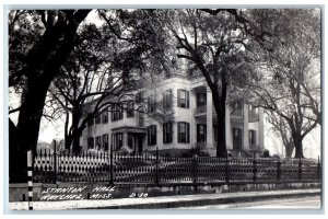 Natchez Mississippi MS Postcard RPPC Photo Station Hall Building 1951 Vintage