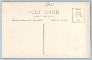 Indonesia Postcard Female in Costumes and Traditional Dance c1950's RPPC Photo