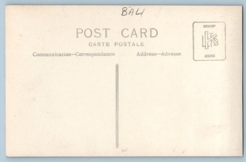 Indonesia Postcard Female in Costumes and Traditional Dance c1950's RPPC Photo