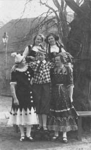 Lot 49 germany real photo types folklore costume women helmstedt