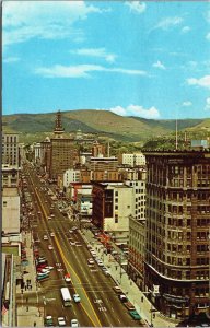 Main Street Salt Lake City Utah Chrome Postcard C096