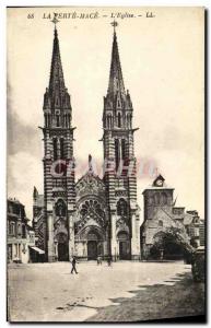 Old Postcard La Ferte Mace The Church