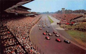 Indy 500 Race Car Track Indianapolis Indiana postcard 