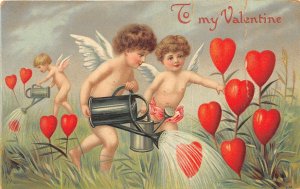 J20/ Valentine's Day Love Holiday Postcard c1910 Art Beautiful 31