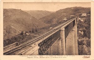 US21 Railway France l'Auvergne pittoresque le viaduc de Fades train