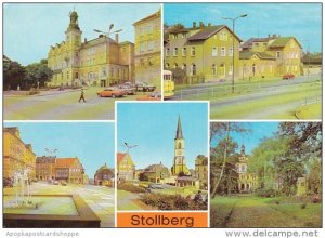 Germany Stolberg Rathaus Bahnhof Markt und Oberschule Hans Beimler