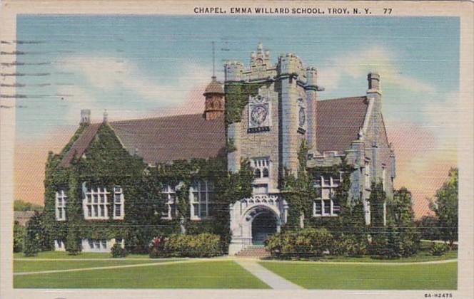 New York Troy Emma Willard School Chapel 1945 Crteich