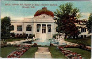 Postcard SCHOOL SCENE Greeley Colorado CO AL8503