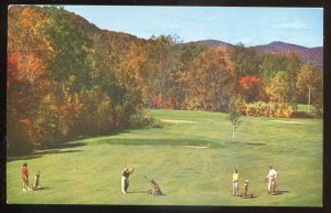 h2223 - ST. JOVITE Quebec Postcard 1964 Gray Rocks Inn Golf Course