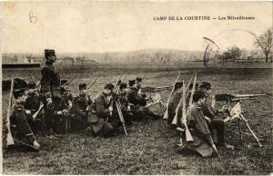 CPA Militaire Camp de La COURTINE - Les Mitrailleuses (90012)