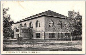 Gymnasium State Normal Madison South Dakota SD Building Grounds Postcard