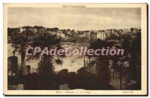 Old Postcard Dinard The Beach